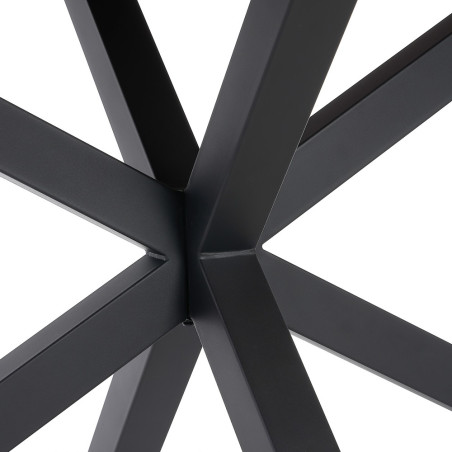 MESA COMEDOR HOLI DM NEGRO 180X90