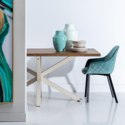 MESA COMEDOR HOLI DM BLANCO 180X90