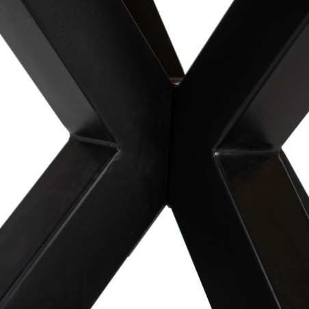 MESA COMEDOR LISA MADERA DE MANGO 130X130