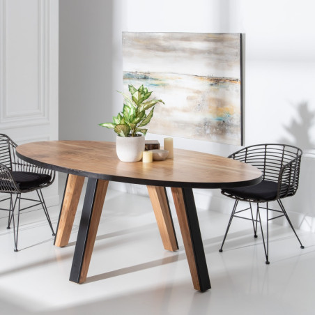MESA COMEDOR LETU MADERA DE ACACIA 220X110
