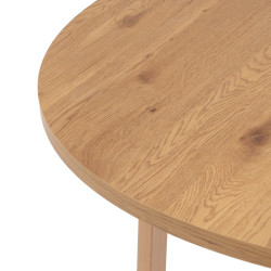 MESA COMEDOR RAMEN NATURAL DM 120Ø