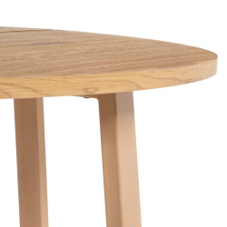 MESA COMEDOR RAMEN NATURAL DM 120Ø