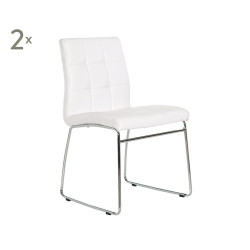 Silla Comedor Keli Polipiel Blanco