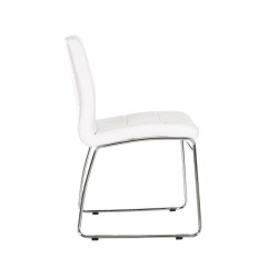 Silla Comedor Keli Polipiel Blanco