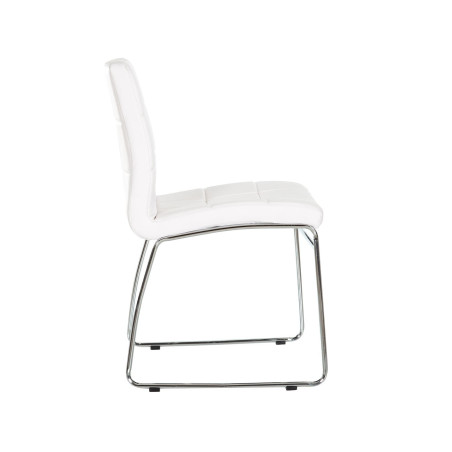 Silla Comedor Keli Polipiel Blanco