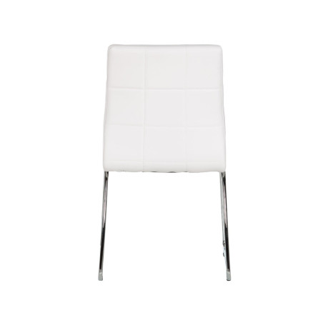 Silla Comedor Keli Polipiel Blanco