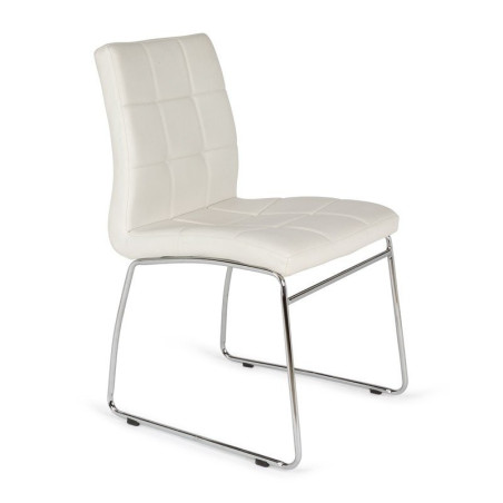 Silla Comedor Keli Polipiel Blanco