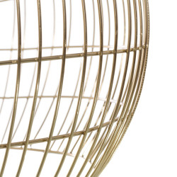 MESA CENTRO ORO HIERRO / MÁRMOL 71 X 71 X 30 CM