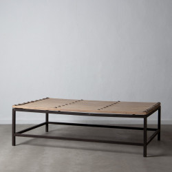 MESA CENTRO NATURAL MADERA DE OLMO MODELO YANI 167 X 100 X 50 CM