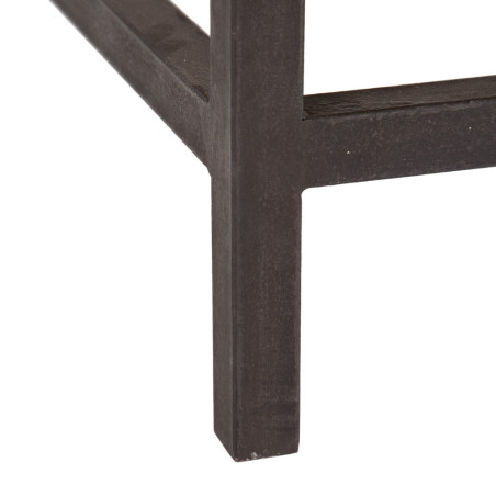 MESA CENTRO NATURAL MADERA DE OLMO MODELO YANI 167 X 100 X 50 CM