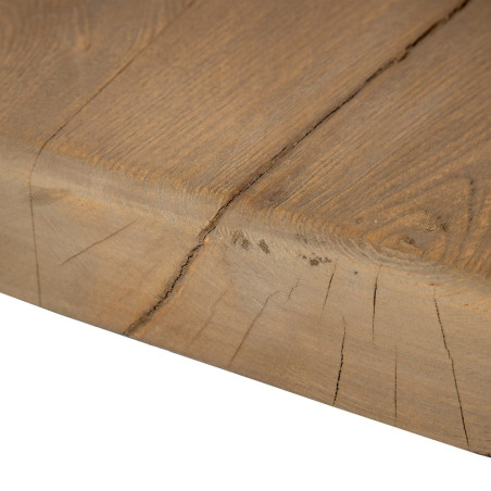 MESA CENTRO NATURAL MADERA DE OLMO MODELO LEO 184 X 94 X 44 CM