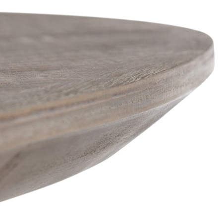 MESA CENTRO NEGRO MADERA-HIERRO MODELO LOLA 80 X 80 X 43,50 CM