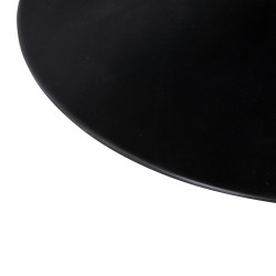 MESA CENTRO NEGRO MADERA-HIERRO MODELO LOLA 80 X 80 X 43,50 CM