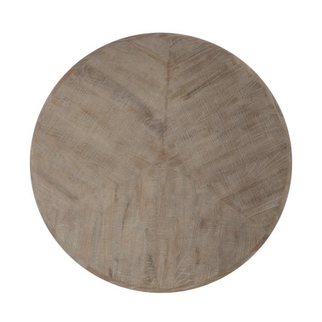 MESA CENTRO NEGRO MADERA-HIERRO MODELO LOLA 80 X 80 X 43,50 CM
