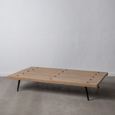 MESA CENTRO NATURAL MADERA DE OLMO MODELO KAI 170 X 100 X 30 CM