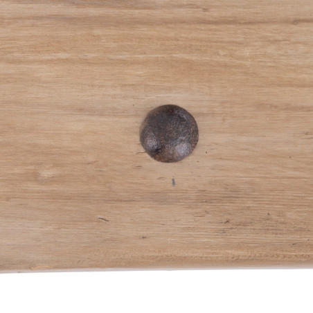 MESA CENTRO NATURAL MADERA DE OLMO MODELO KAI 170 X 100 X 30 CM