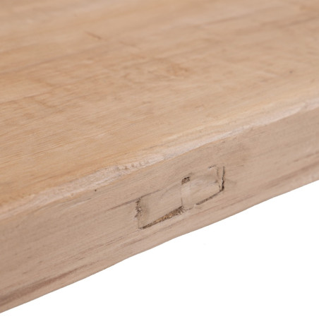 MESA CENTRO NATURAL MADERA DE OLMO MODELO KAI 170 X 100 X 30 CM