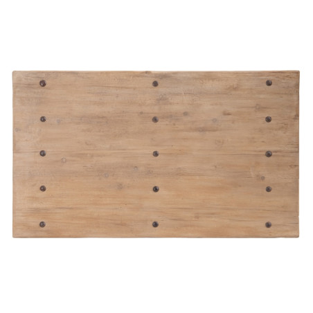 MESA CENTRO NATURAL MADERA DE OLMO MODELO KAI 170 X 100 X 30 CM