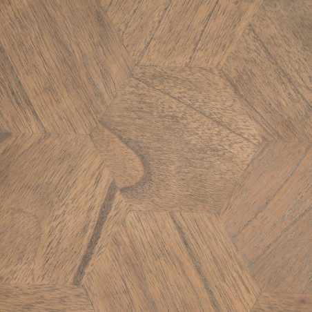 MESA CENTRO NATURAL DM-METAL MODELO LUIS 120 X 120 X 35 CM