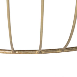 MESA BOMBAI NATURAL-ORO 103x103x33 CM