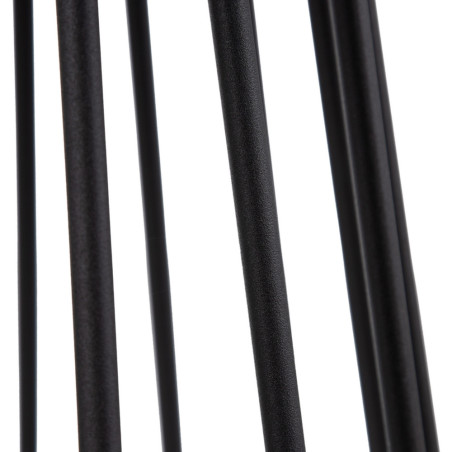 MESA CENTRO MERI MARMOLADO NEGRO 70Ø