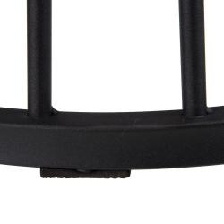 MESA CENTRO MERI MARMOLADO NEGRO 70Ø