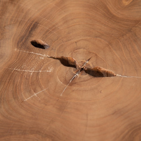 S/2 MESA AUXILIAR NATURAL 70 X 70 X 45 CM