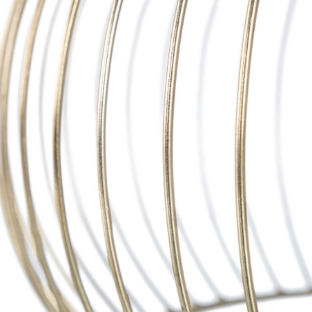 MESA AUXILIAR BOMBAI NATURAL-ORO 61x61x33 CM