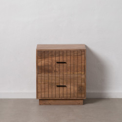 MESITA CLASIC NATURAL MADERA DE MANGO 55x40x64 CM