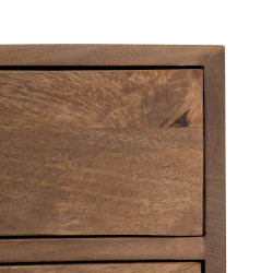 MESITA CLASIC NATURAL-NEGRO MADERA DE MANGO 43x33x61 CM