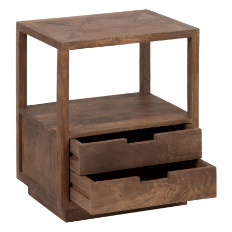 MESITA CLASIC NATURAL MADERA DE MANGO 49x36x60 CM