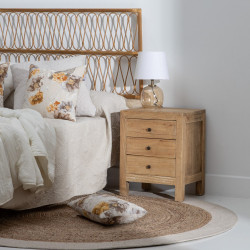 CABECERO LOGIN NATURAL- MADERA 160