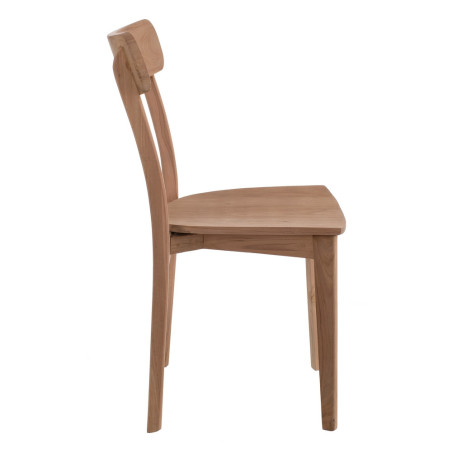 SILLA NATURAL MADERA DE TECA MODELO SOLLER  48 X 49 X 86 CM