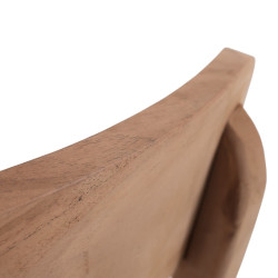 SILLA NATURAL MADERA DE TECA MODELO SOLLER  48 X 49 X 86 CM