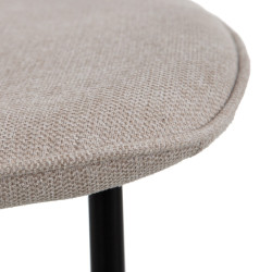 SILLA COMEDOR MOLIE TEJIDO CREMA