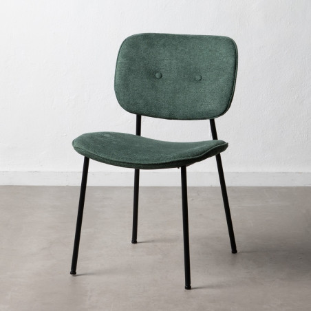 SILLA COMEDOR MOLIE TEJIDO VERDE