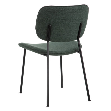 SILLA COMEDOR MOLIE TEJIDO VERDE
