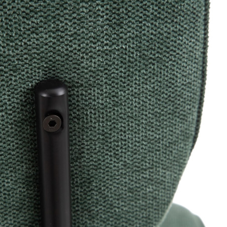 SILLA COMEDOR MOLIE TEJIDO VERDE