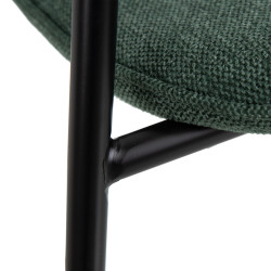 SILLA COMEDOR MOLIE TEJIDO VERDE