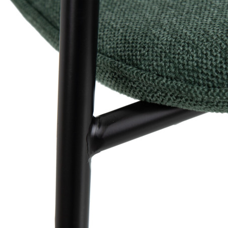 SILLA COMEDOR MOLIE TEJIDO VERDE