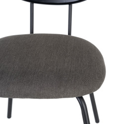 SILLA COMEDOR VINE RATÁN – GRIS