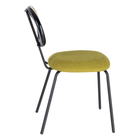 SILLA COMEDOR VINE RATÁN – VERDE