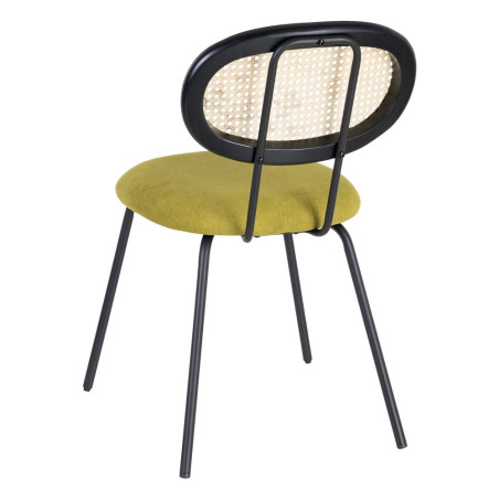 SILLA COMEDOR VINE RATÁN – VERDE