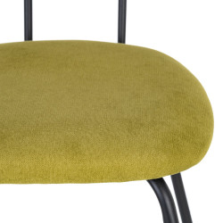 SILLA COMEDOR VINE RATÁN – VERDE
