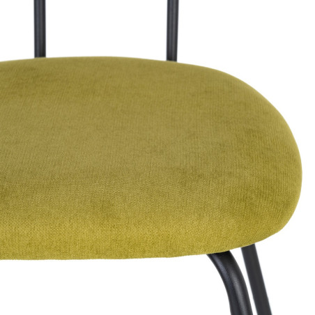 SILLA COMEDOR VINE RATÁN – VERDE