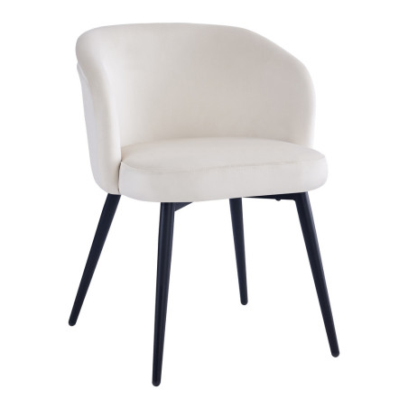 SILLA COMEDOR TALIA TERCIOPELO BEIGE
