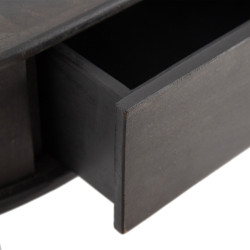 CONSOLA MARRÓN MADERA / METAL ENTRADA MODELO VILAR 110 X 41 X 73 CM