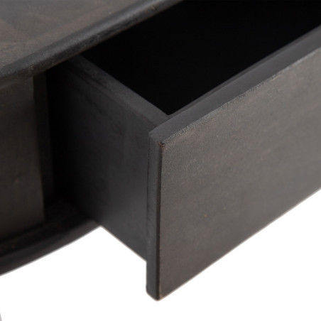 CONSOLA MARRÓN MADERA / METAL ENTRADA MODELO VILAR 110 X 41 X 73 CM