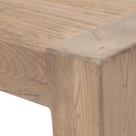 CONSOLA NATURAL MADERA DE OLMO MODELO LEO 183 X 38 X 76 CM