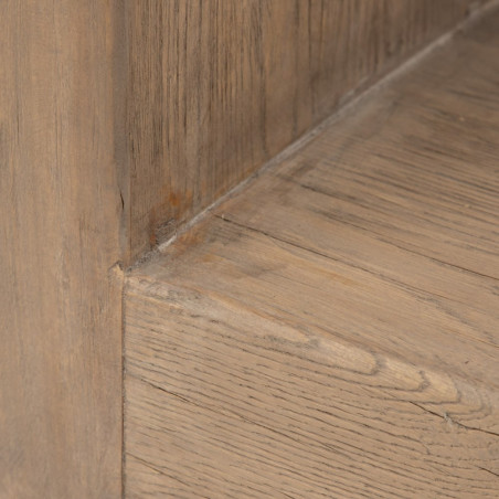 CONSOLA NATURAL MADERA DE OLMO MODELO LEO 183 X 38 X 76 CM